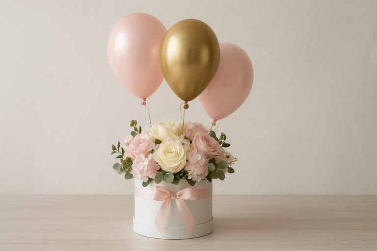 Flower boxy z balonami Łódź